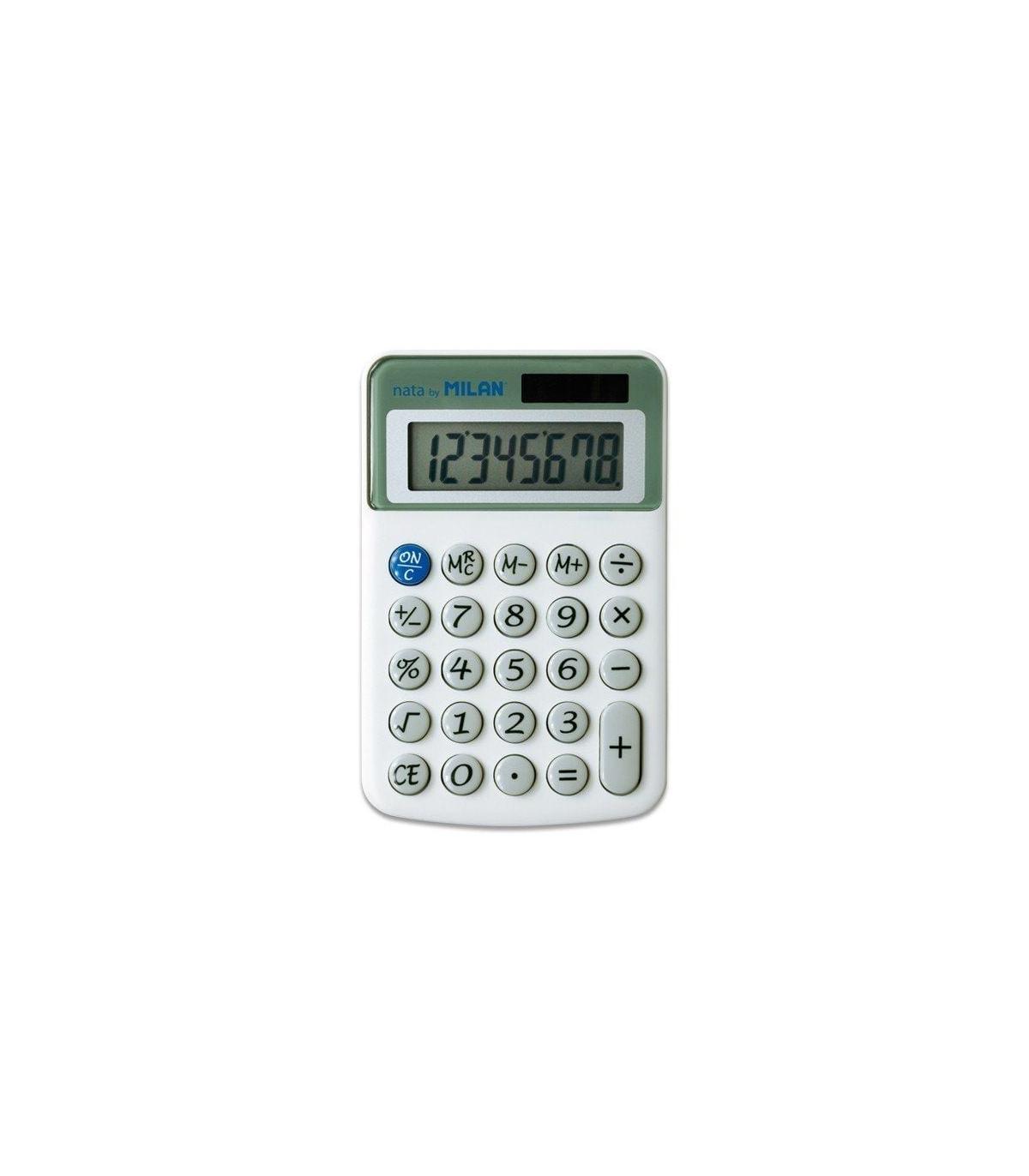 Calculadora Milan 40918BL/ Gris