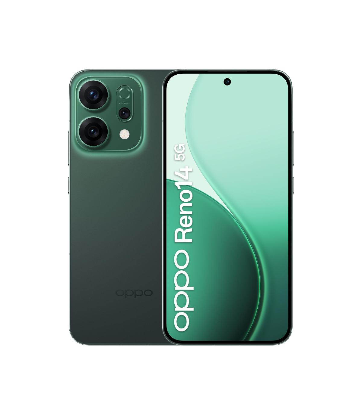 Smartphone Oppo Reno 14 12GB  512GB  6.59'  5G  Verde
