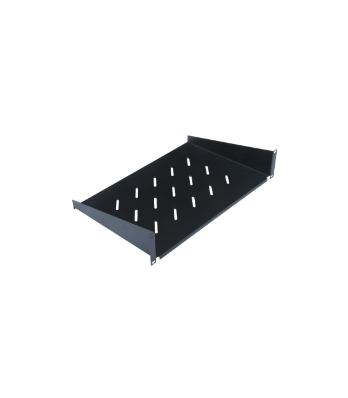 ESTANTE FIJO WP 1U PROFUNDIDAD 350 MM NEGRO RAL9005, 2 PUNTOS DE ANCLAJE