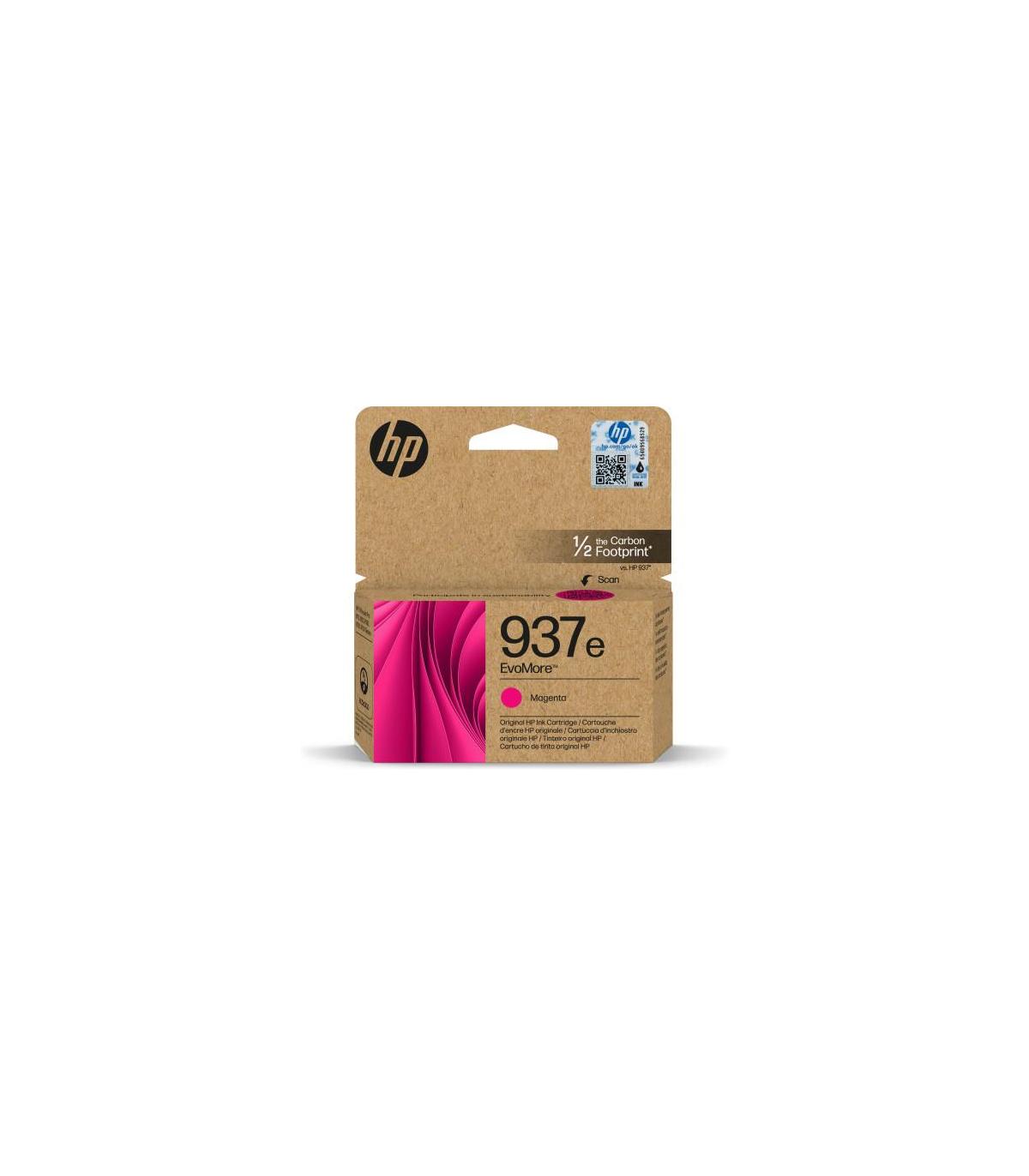 HP Cartucho de Tinta Original EvoMore 937e magenta
