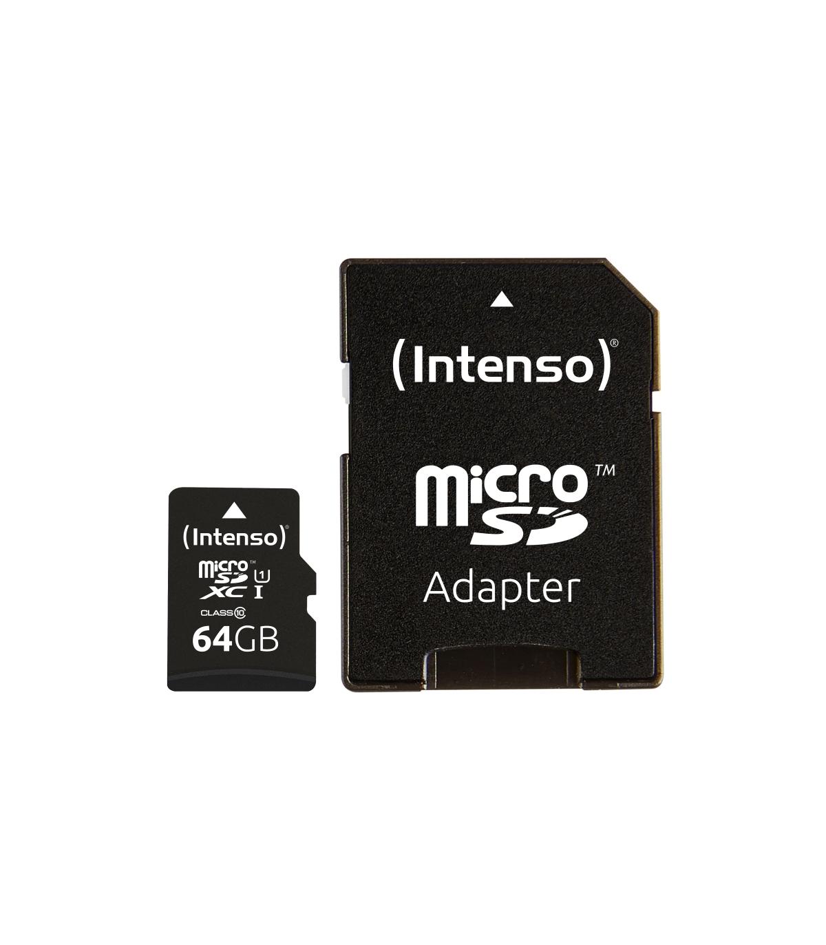 Intenso 3423490 Micro SD UHS-I Premium 64GB c/adap