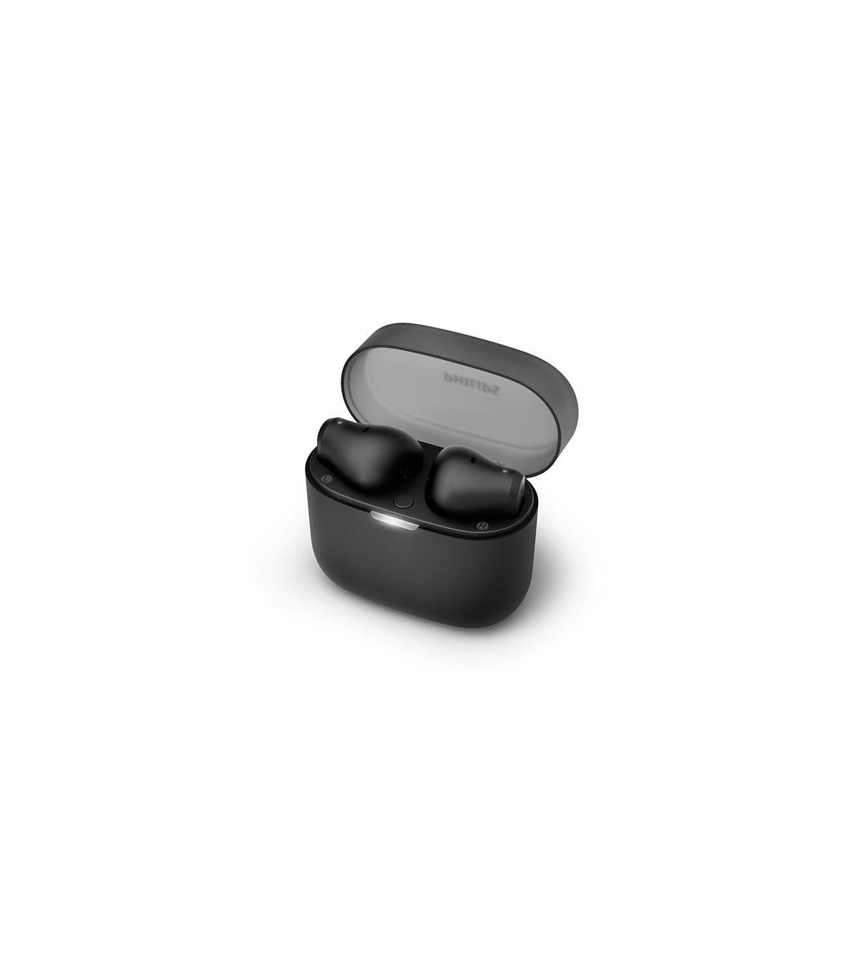 Auriculares Bluetooth Philips TAT2139BK Con Estuche De Carga  Autonoma 7h  Negros