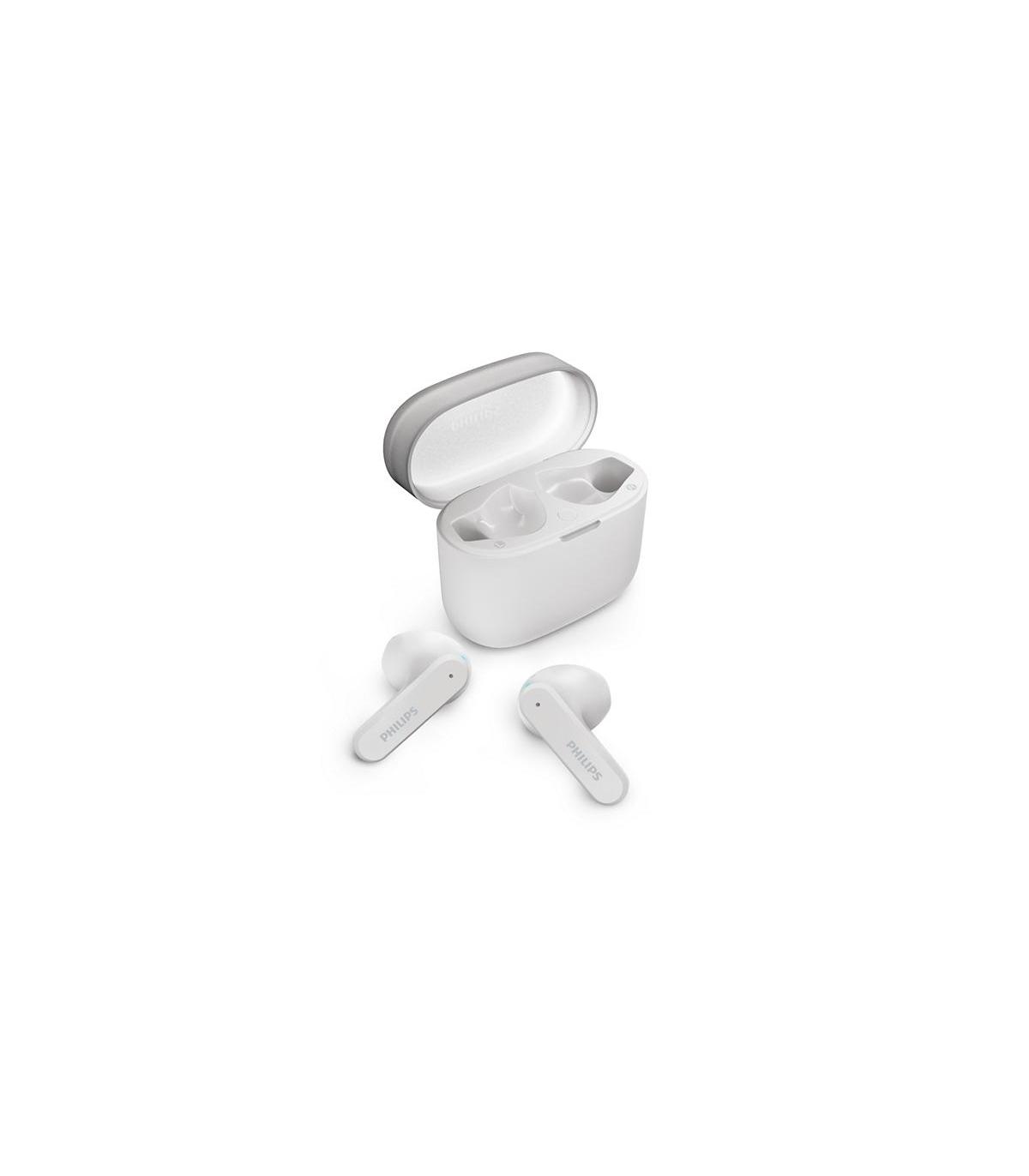 Auriculares Bluetooth Philips TAT2139WH Con Estuche De Carga  Autonoma 7h  Blancos