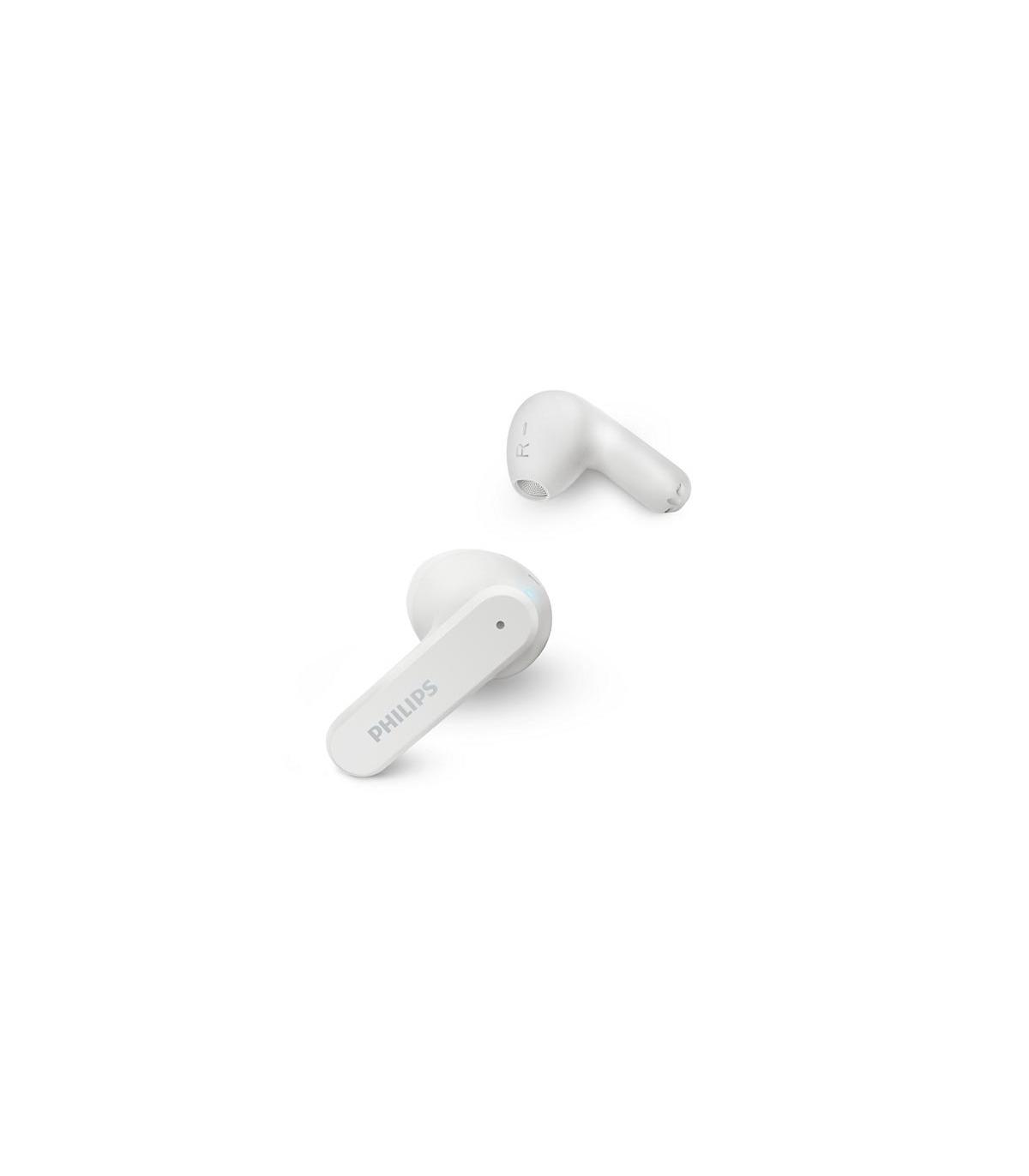 Auriculares Bluetooth Philips TAT2139WH Con Estuche De Carga  Autonoma 7h  Blancos