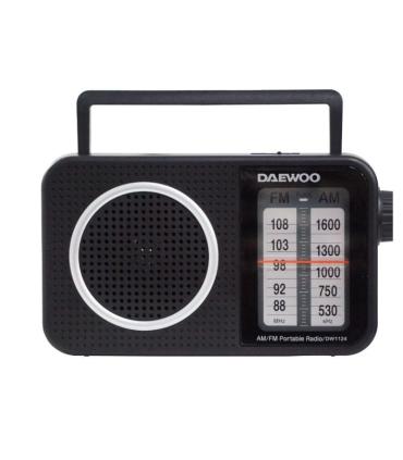 Radio Porttil Daewoo DW1124/ Negra
