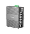 TP-Link Omada IES210GPP Switch Gestionado Gigabit Ethernet (10/100/1000) Energa Sobre Ethernet (PoE) DIN Rail Gris