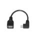 CABLE AISENS USB 2.0 OTG ACODADO TIPO MINI B M-A H NEGRO 15CM