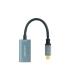 Nanocable Conversor USB-C A DisplayPort 8K Aluminio, 15 Cm, Gris