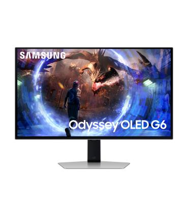 Monitor Gaming Samsung G6 Odyssey OLED S27DG600SU 27'  QHD  0.03ms  360Hz  Regulable En Altura  Plata