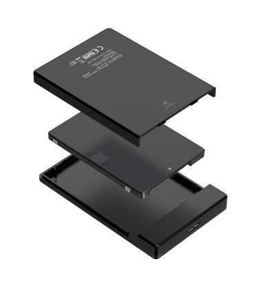 EWENT CAJA HDD SDD SATA 2.5 SIN TORNILLOS USB 3.2