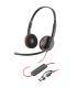 Auriculares Poly Blackwire 3220 + Adaptador USB-C/A/ con Micrfono/ USB Tipo-C/ Bulk/ Negros