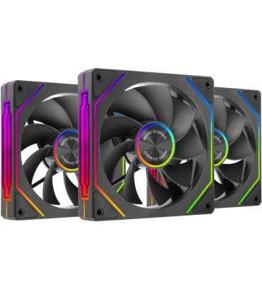 Pack 3 Ventiladores Invertidos Mars Gaming MF-LINKFINITYKIT2R/ 12cm/ ARGB