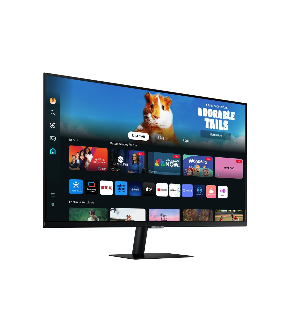 Smart Monitor Samsung M5 S32DM502EU 32'  Full HD  Smart TV  Multimedia  Negro