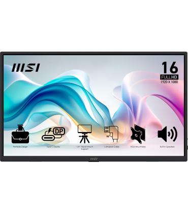 MSI MP165 E6 Monitor15.6"IPS FHD  Porttil USBc MM