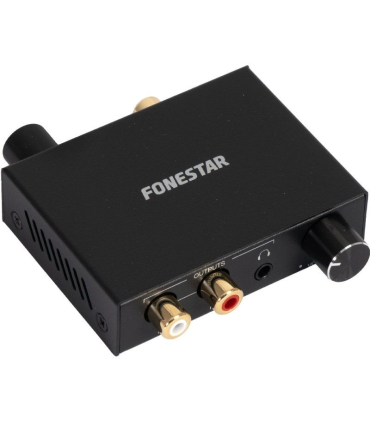 Convertidor de Audio Fonestar FO-42DAV/ Entrada Toslink y RCA/ Salida 2x RCA/ 1x Jack 3.5