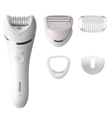 Depiladora Philips Epilator Series 8000 BRE710  Con Batera  6 Accesorios