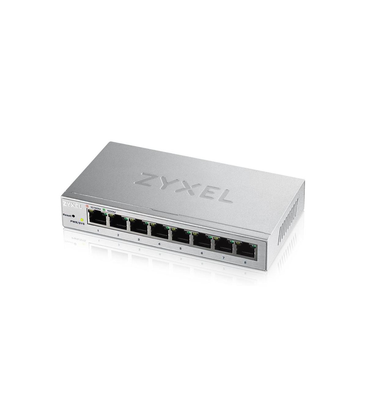 ZyXEL GS1200-8 Switch 8xGB Metal
