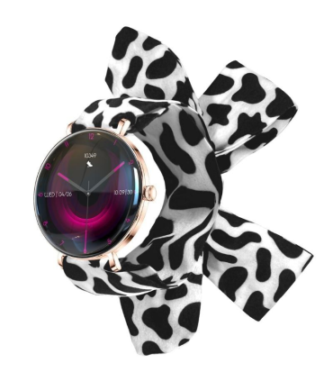 Forever Smartwatch Lucca SB-370/ Notificaciones/ Frecuencia Cardiaca/ Oro Rosa/ Incluye Correa Moteada