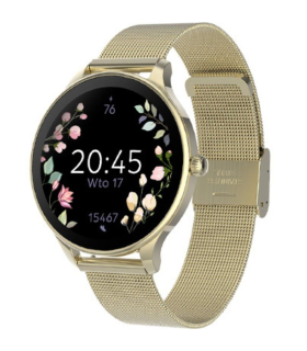 Smartwatch Forever Velora SB-306/ Notificaciones/ Frecuencia Cardaca/ Oro