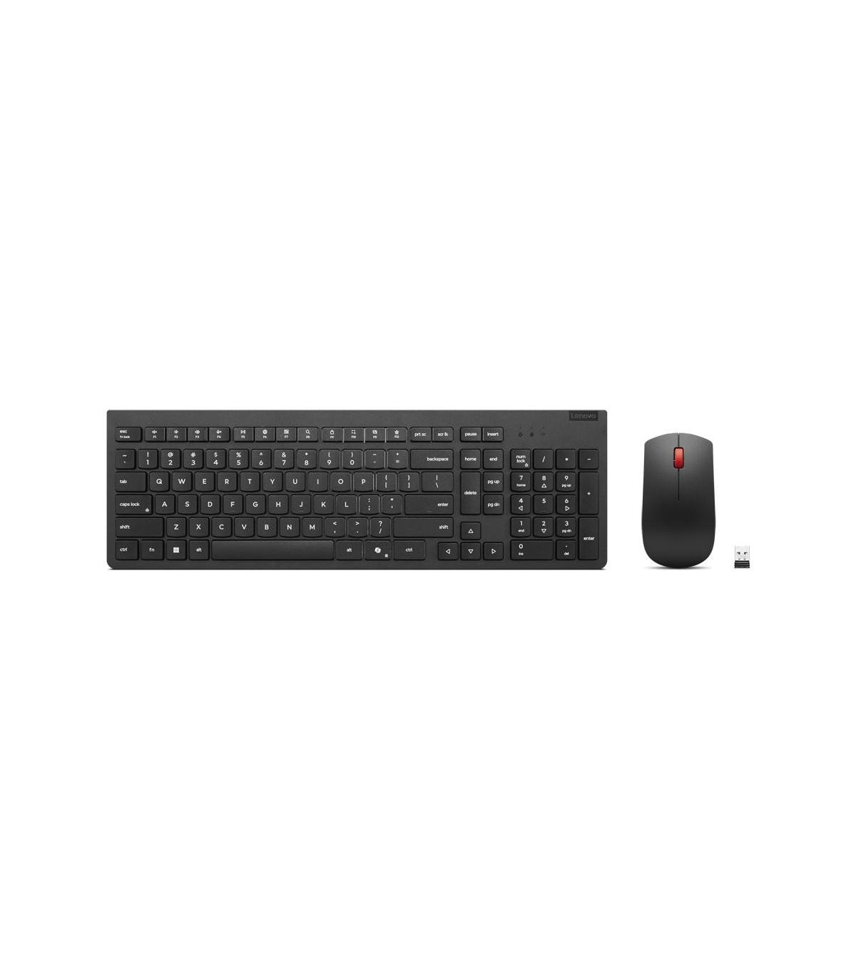 Lenovo 4X31R64484 Teclado + Ratn Inalmbrico Negr
