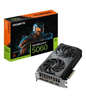 GIGABYTE GeForce RTX 5060 WINDFORCE 8G Tarjeta Grfica - 8GB GDDR7, 128bit, PCI-E 5.0, 2497 MHz Frecuencia Del Ncleo, 3 X Display