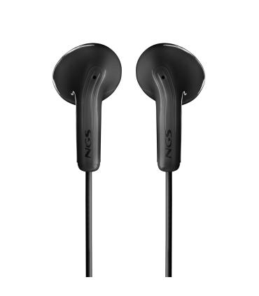 Auriculares Intrauditivos NGS Cross Flip  Con Micrfono  Jack 3.5  Negros