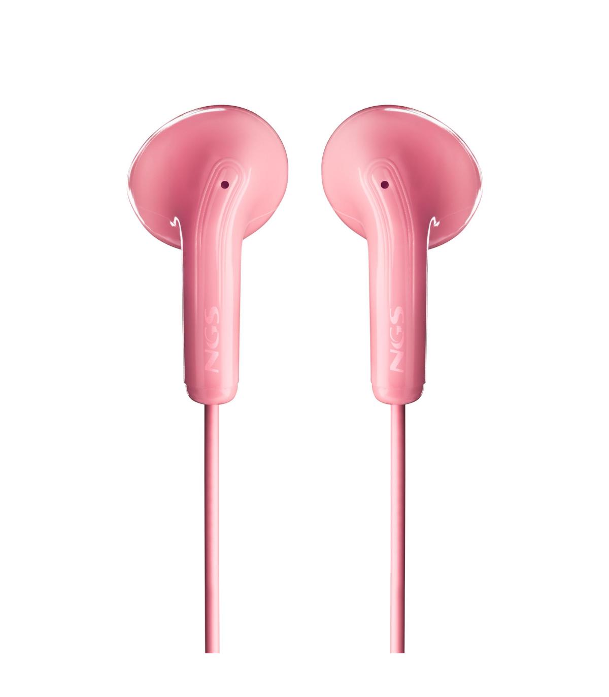 Auriculares Intrauditivos NGS Cross Flip  Con Micrfono  Jack 3.5  Rosas