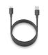 Cable USB 2.0 NGS ZYRO-AC  USB Macho - USB Tipo-C Macho  Hasta 15W  480Mbps  1m  Negro