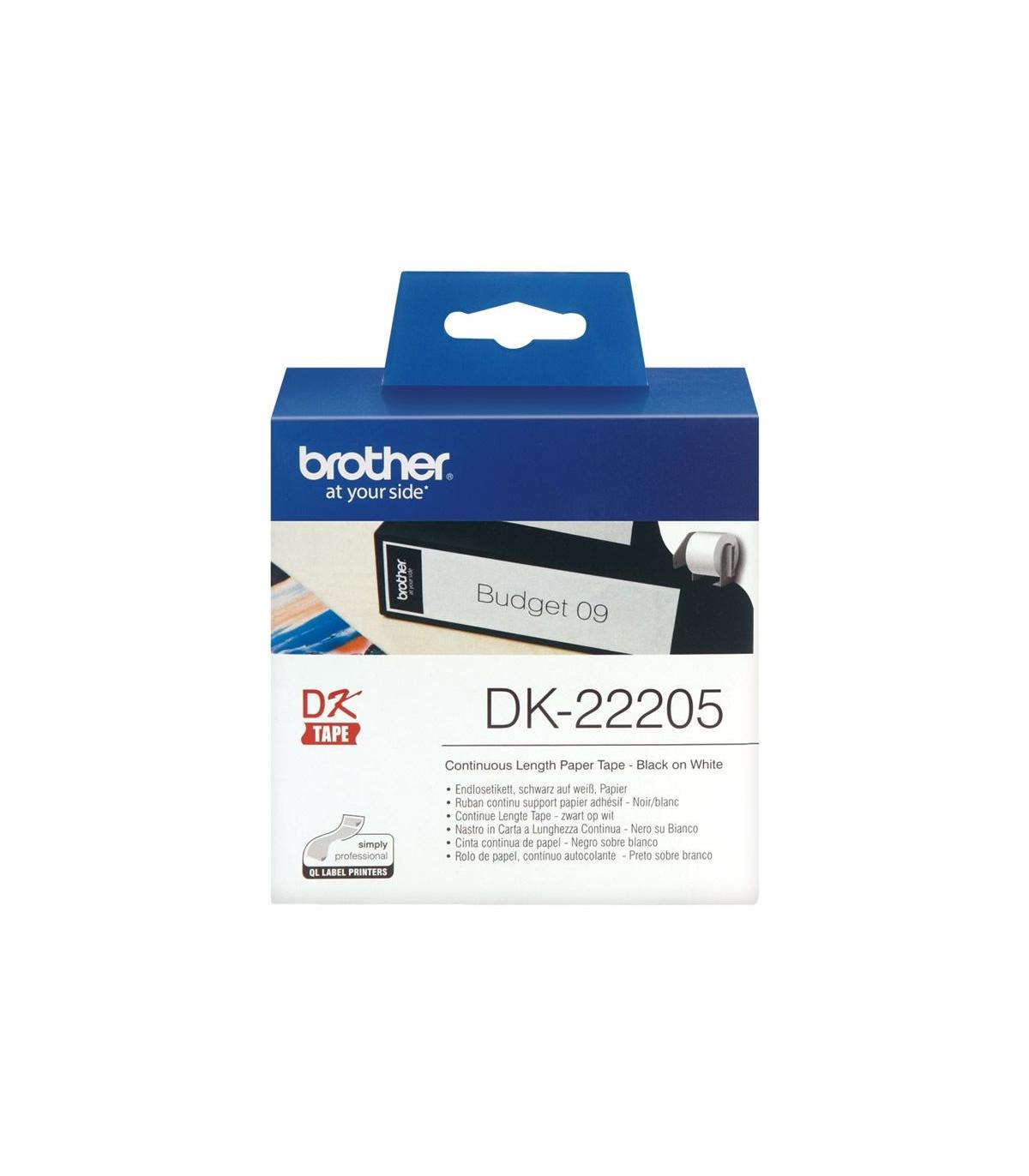 Rollo de Papel Continuo Original Brother DK-22205