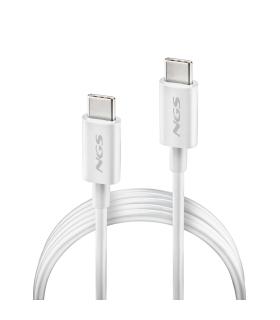NGS CABLE CARGA RAPIDA USB-C A USB-C 1M BLANCO