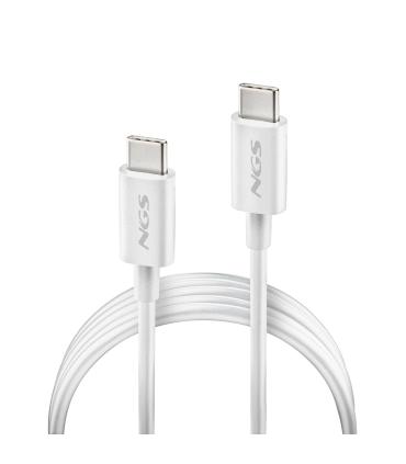 NGS CABLE CARGA RAPIDA USB-C A USB-C 1M BLANCO