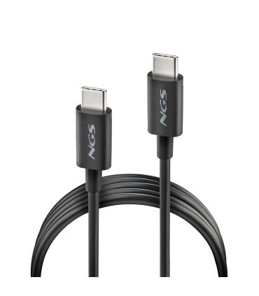 NGS CABLE CARGA RAPIDA USB-C A USB-C 1M NEGRO