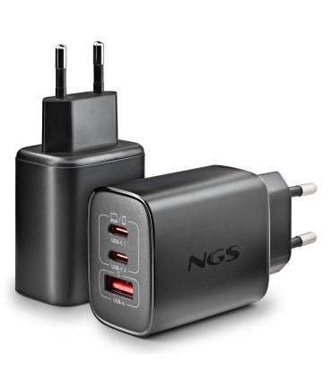 NGS CARGADOR GAN ULTRARAPIDO 65W USB-C+ USB-A