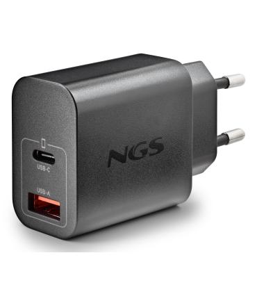 NGS CARGADOR GAN ULTRARAPIDO 30W USB-C+ USB-A