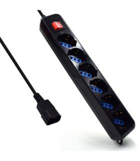 Ewent Ew3925 Regleta de 6 tomas con proteccion