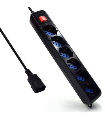 Ewent Ew3925 Regleta de 6 tomas con proteccion