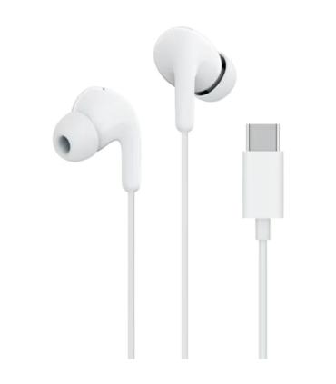 Auriculares Intrauditivos Xiaomi Earphones Tipo-C/ con Micrfono/ USB Tipo-C/ Blancos