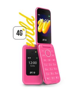 Telfono Mvil SPC WILD para Personas Mayores/ 4G/ Rosa