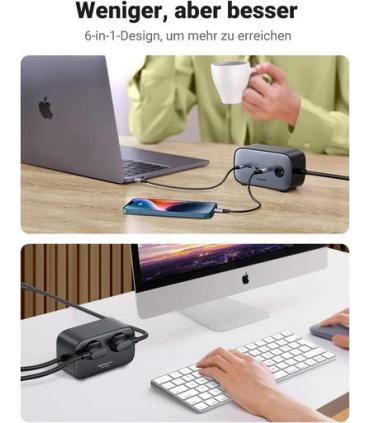 CARGADOR UGREEN DIGINEST CUBE GAN 65W