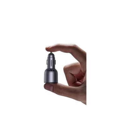 CARGADOR COCHE UGREEN 75W 2XUSB-C PD+USB-A