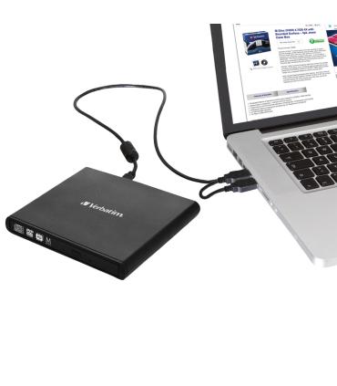 REGRABADORA EXTERNA VERBATIN SLIMLINE NEGRA 98938