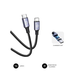 SUBBLIM CABLE PLUS 100W C-C 1m WHITE