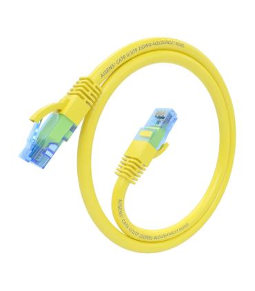 CABLE RED AISENS LATIGUILLO RJ45 CAT.6 UTP AWG26 CCA AMARILLO 25CM