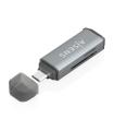 LECTOR TARJETAS AISENS SD MICRO SD MMC RS-MMC MMC MICRO USBC GRIS