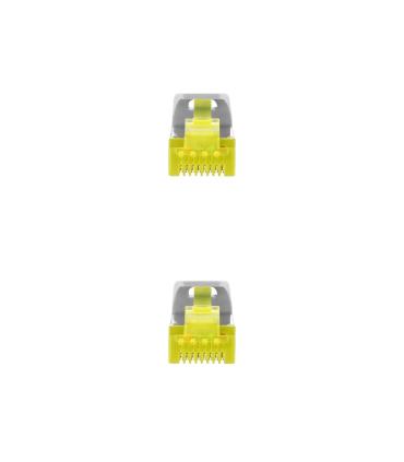 Nanocable Cable Red Latiguillo RJ45 LSZH CAT.6A SFTP AWG26, Gris, 25 Cm