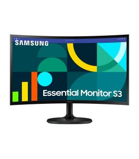 Monitor Profesional Curvo Samsung Essential Monitor S3 S36GD S24D364GAU  24'  Full HD  Negro