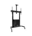 Soporte De Suelo Inclinable Con Ruedas TooQ Narnia FS20500M-B Para TV De 60-100'/ Hasta 100kg