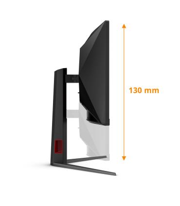 Monitor Gaming Ultraparonmico Curvo AOC CU34G4 34'  WQHD  1ms  180Hz  VA  Regulable En Altura  Negro