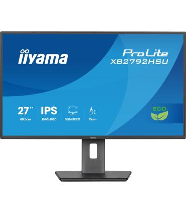 MONITOR IIYAMA PROLITE XB2792HSU-B1, 68,6 CM (27"), 1080 X 1920 PIXELES, QUAD HD, LED, 3 MS, NEGRO