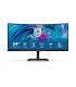 Monitor Profesional Ultrapanormico Curvo Philips 346E2CUAE 34'  WQHD  Multimedia  Regulable En Altura  Negro